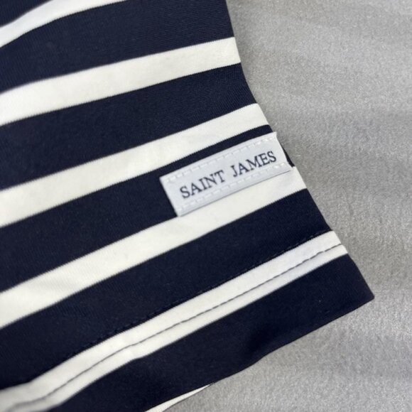 Saint James Dress Womens Medium Striped A-Line Boat Neck Made in France - Picture 3 of 6